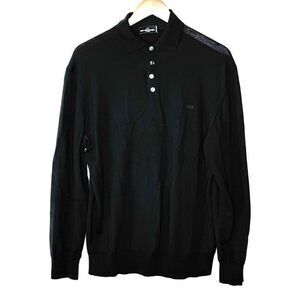 Balenciaga Knitwear Wool Quarter Button Collared Sweater - EU 36 / US S